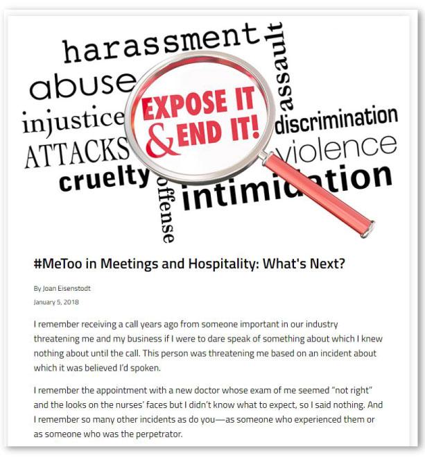 #MeToo in Meetings and Hospitality: What’s Next?